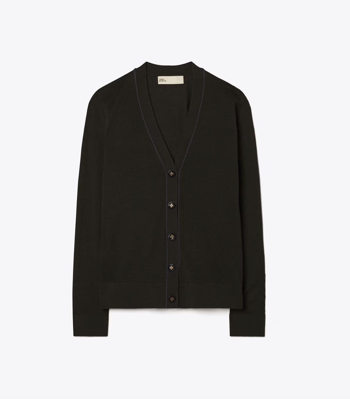(7921)[TORY BURCH]울 실크 가디건 23FW 146283 001