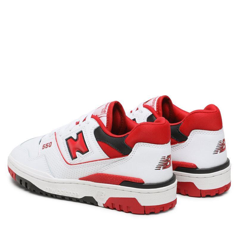(12776)[NEW BALANCE]스니커즈 22FW BB550SE1 WHITE/RED