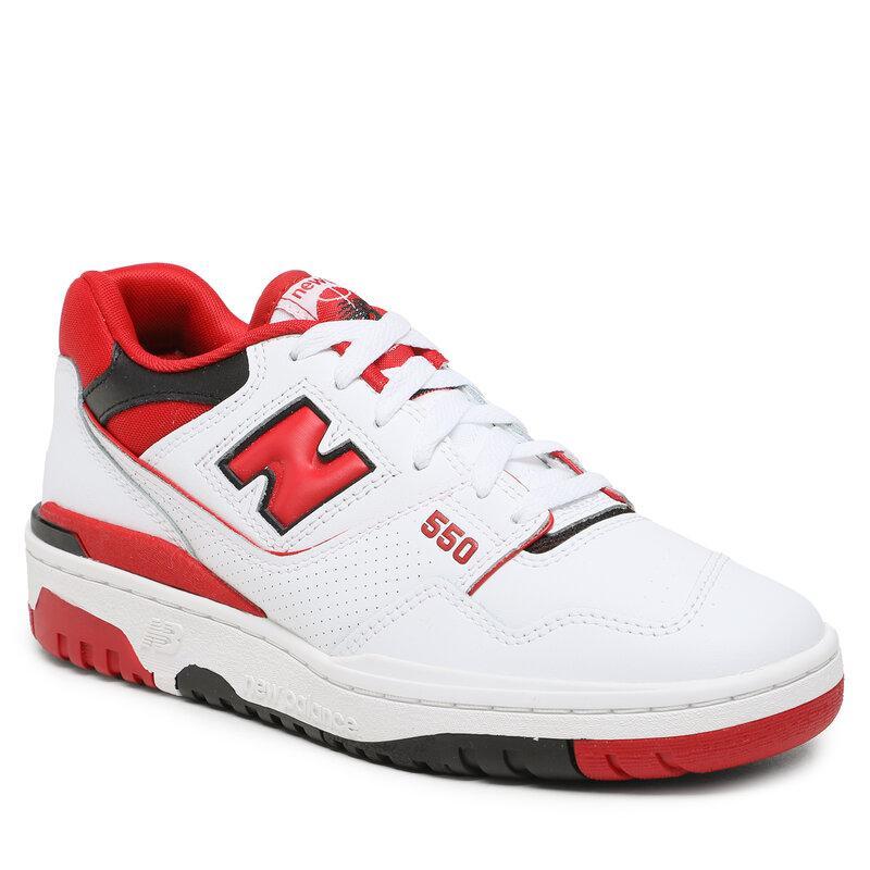 (12776)[NEW BALANCE]스니커즈 22FW BB550SE1 WHITE/RED