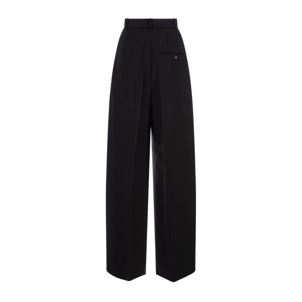 (7738)[SPORTMAX]블랙 스트레이트 팬츠 23FW 2321360136600 002