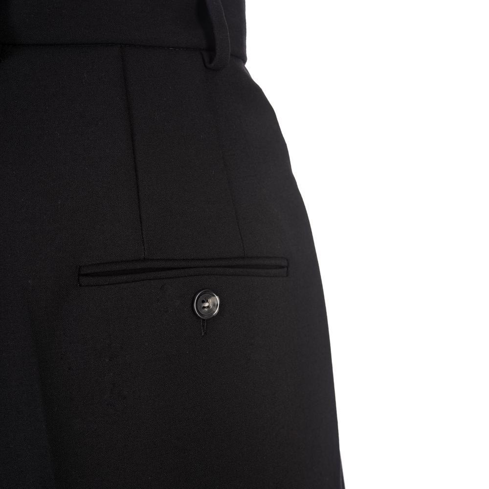 (7738)[SPORTMAX]블랙 스트레이트 팬츠 23FW 2321360136600 002
