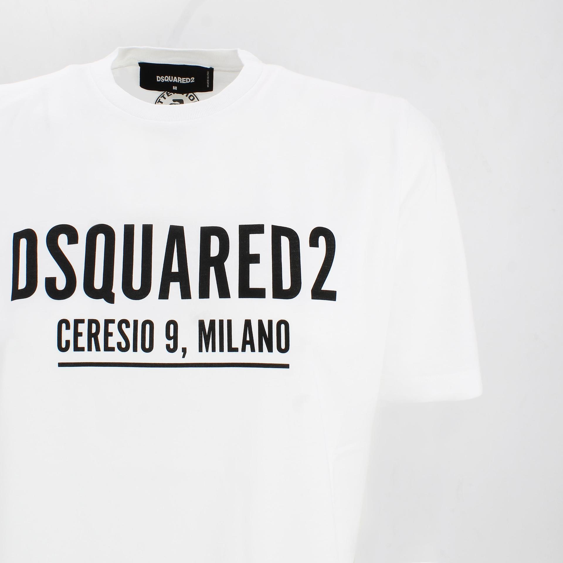 (12211)[DSQUARED2]반팔 티셔츠 21FW S72GD0318S22427 100