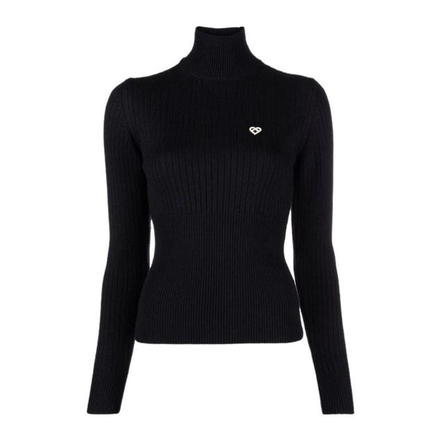 (12517)[CASABLANCA]울 스웨터 23FW WF23KW48904 BLACK