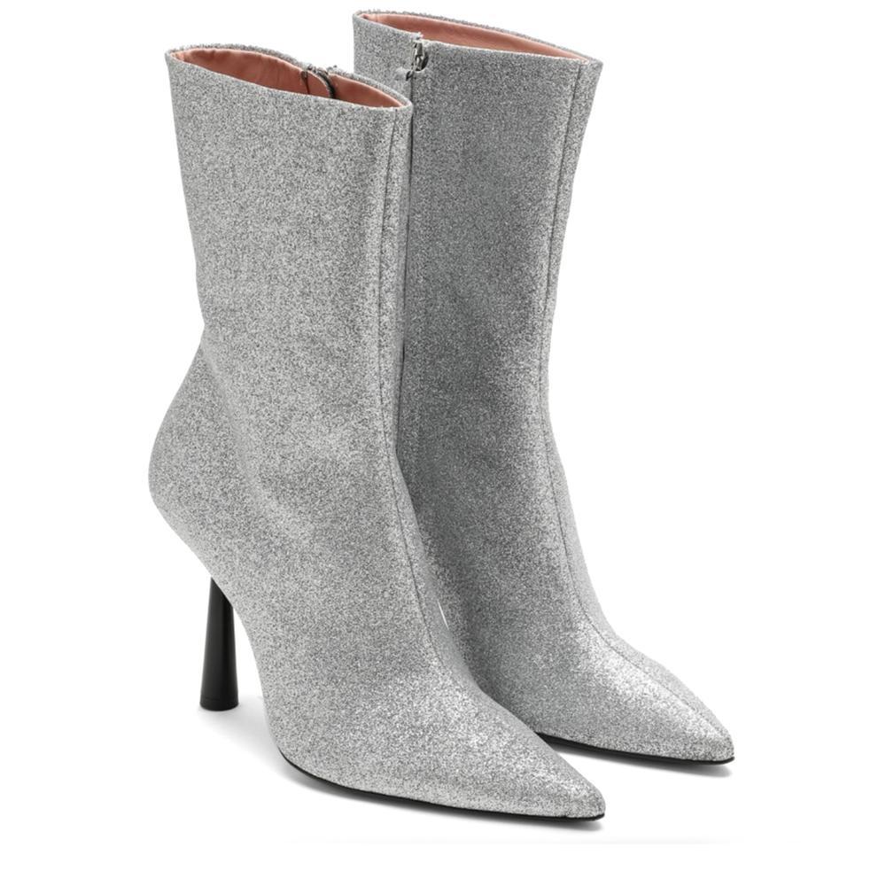 (10502)[GIA BORGHINI]부츠 23FW RHW72222 SILVER GLITTER
